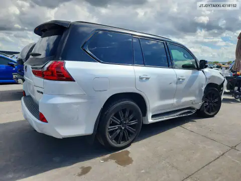 JTJDY7AXXL4318152 — 2020 Lexus LX, фото 3 с аукциона Copart, Сторона