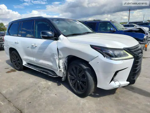 JTJDY7AXXL4318152 — 2020 Lexus LX, фото 4 с аукциона Copart, Сторона