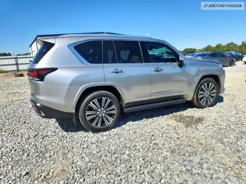 2026 Lexus Lx 600 Luxury VIN JTJGB7CX0T4102628 фото 3