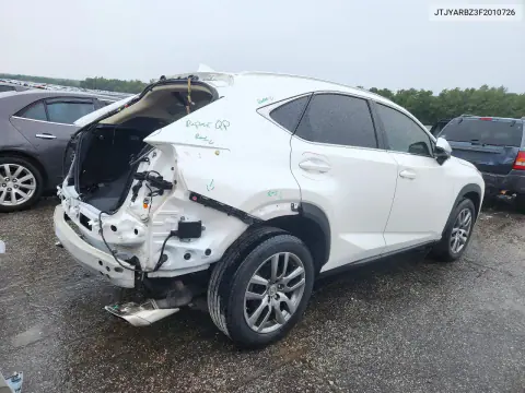 2015 Lexus Nx VIN JTJYARBZ3F2010726 фото 3