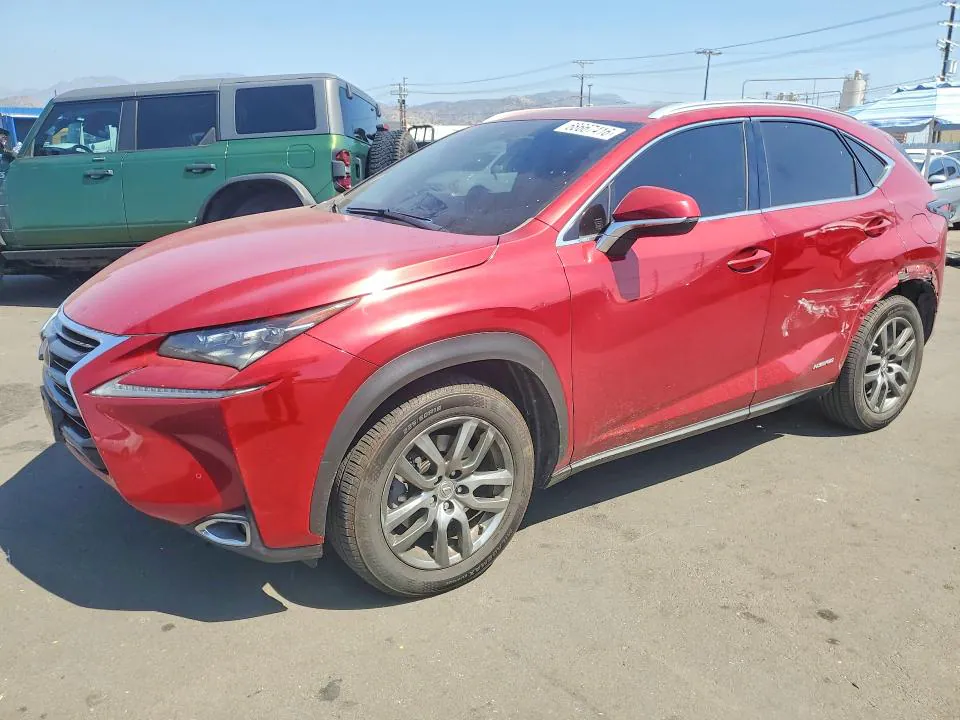 2016 LEXUS NX VIN JTJBJRBZ8G2030722 фото 1