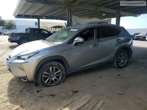 JTJYARBZ0G2033639 — 2016 Lexus NX, Передняя часть, фото до ремонта
