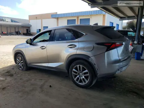 2016 Lexus Nx 200T Base VIN JTJYARBZ0G2033639 фото 2
