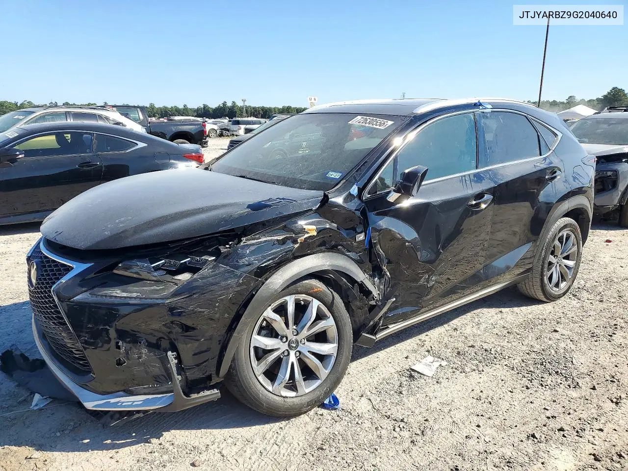 2016 Lexus Nx 200T F Sport VIN JTJYARBZ9G2040640 фото 1