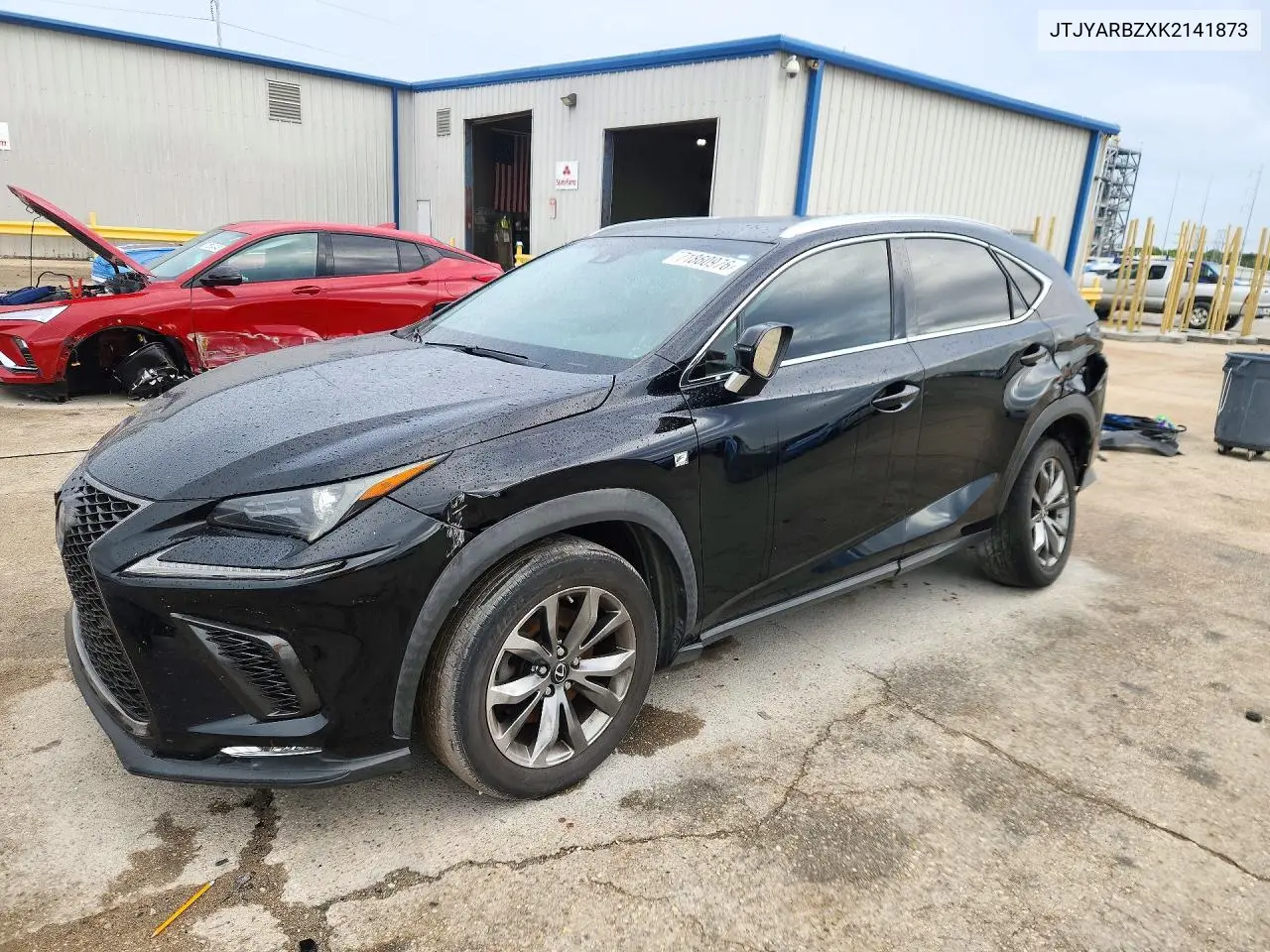2019 Lexus Nx 300 F Sport VIN JTJYARBZXK2141873 фото 1