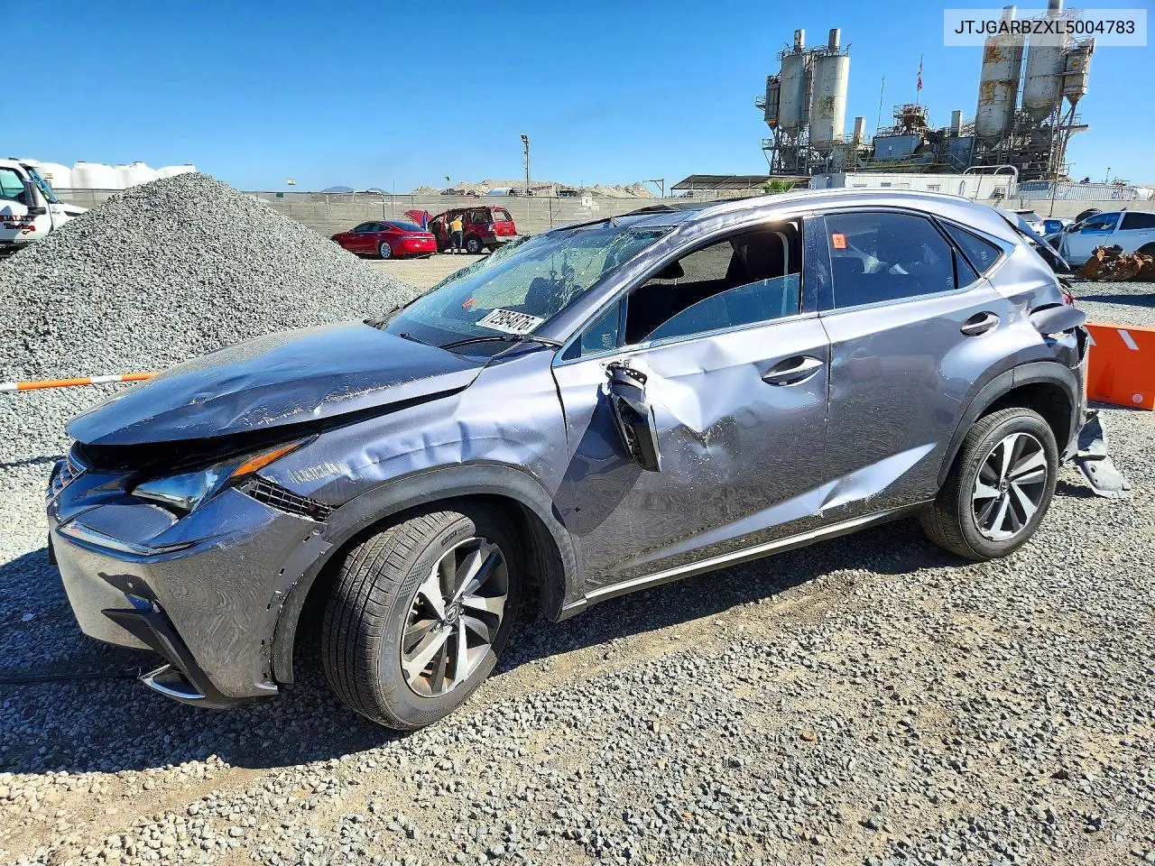 JTJGARBZXL5004783 Lexus NX 2020 — повреждение Опрокидывание, фото до ремонта