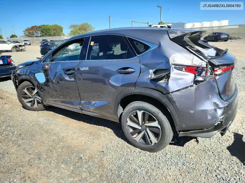 JTJGARBZXL5004783 — 2020 Lexus NX, фото 2 с аукциона Copart, Опрокидывание