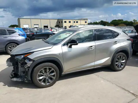 JTJSARBZ8M2181278 — 2021 Lexus NX, Передняя часть, фото до ремонта