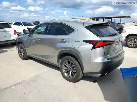 JTJSARBZ8M2181278 — 2021 Lexus NX, фото 2 с аукциона Copart, Передняя часть