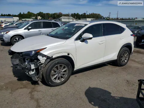 JTJDARDZXM5022959 — 2021 Lexus NX, Передняя часть, фото до ремонта