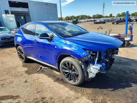 2022 Lexus Nx 350 VIN JTJKGCEZ2N2001415 фото 4