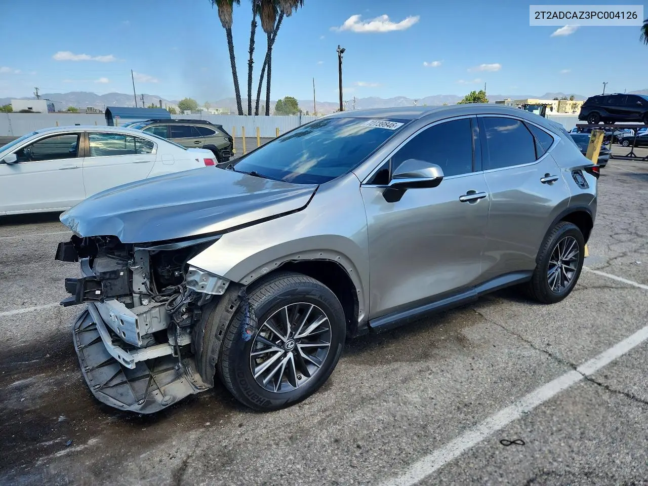 2023 Lexus Nx 250 VIN 2T2ADCAZ3PC004126 фото 1