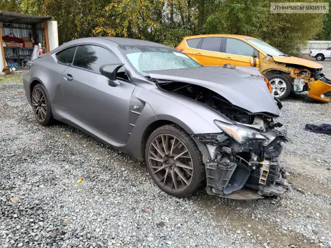 2015 Lexus Rc F Base VIN JTHHP5BC6F5003515 фото 4