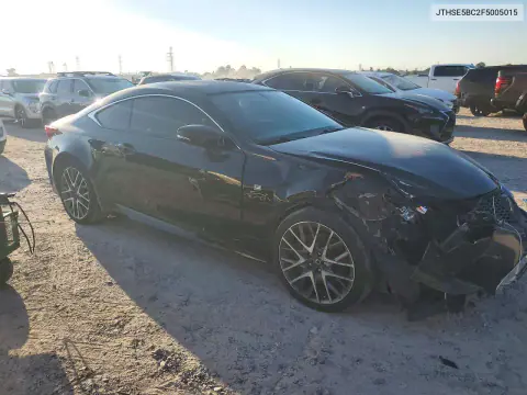2015 Lexus Rc 350 VIN JTHSE5BC2F5005015 фото 4