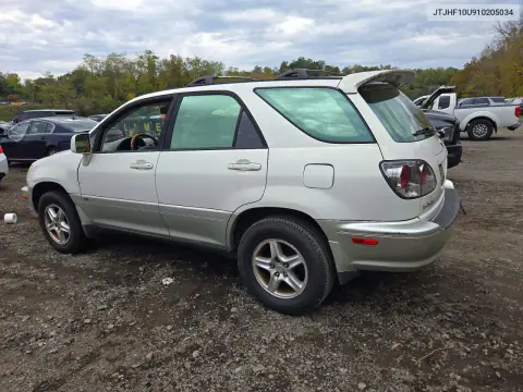JTJHF10U910205034 — 2001 Lexus RX, фото 2 с аукциона Copart, Мелкие вмятины и царапины