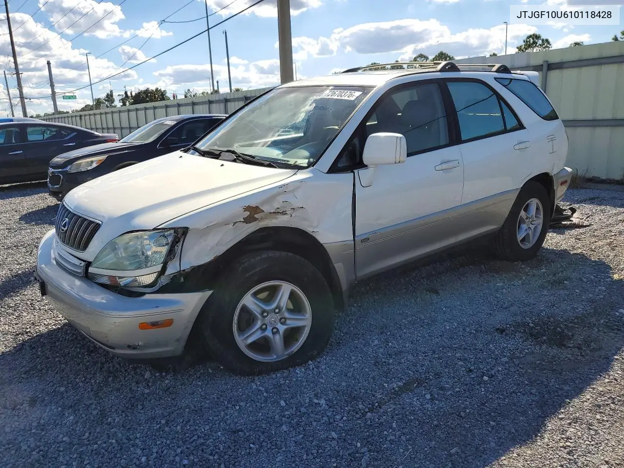 JTJGF10U610118428 Lexus RX 2001 — повреждение Передняя часть, фото до ремонта