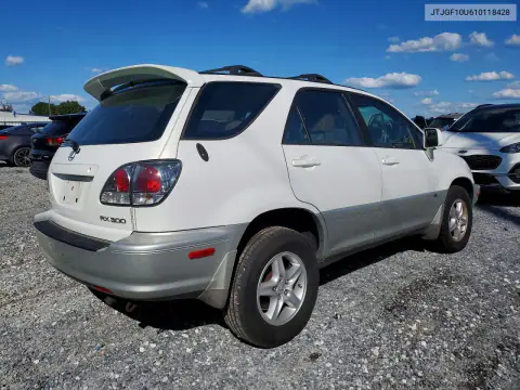 JTJGF10U610118428 — 2001 Lexus RX, фото 3 с аукциона Copart, Передняя часть