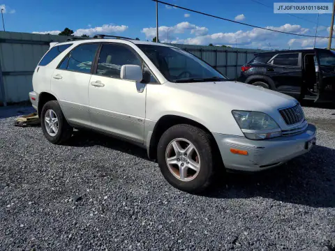 JTJGF10U610118428 — 2001 Lexus RX, фото 4 с аукциона Copart, Передняя часть