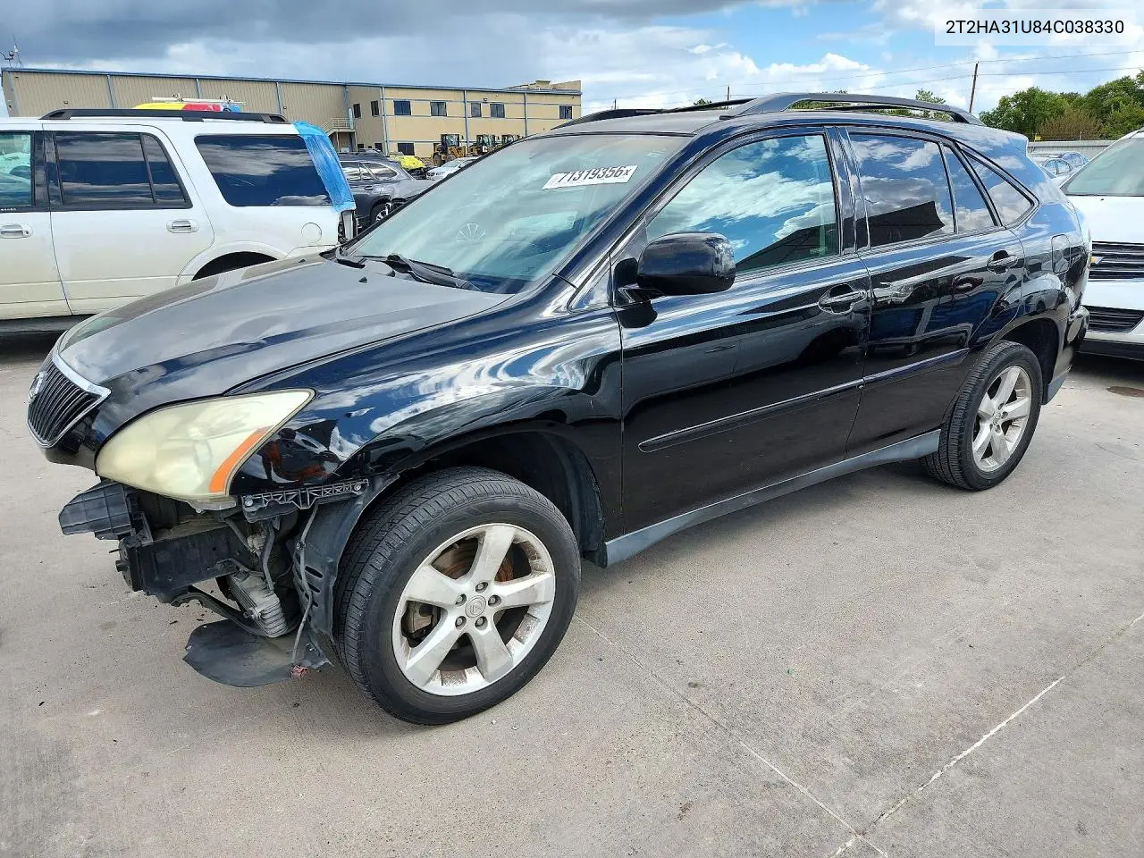 2T2HA31U84C038330 Lexus RX 2004 — повреждение Передняя часть, фото до ремонта