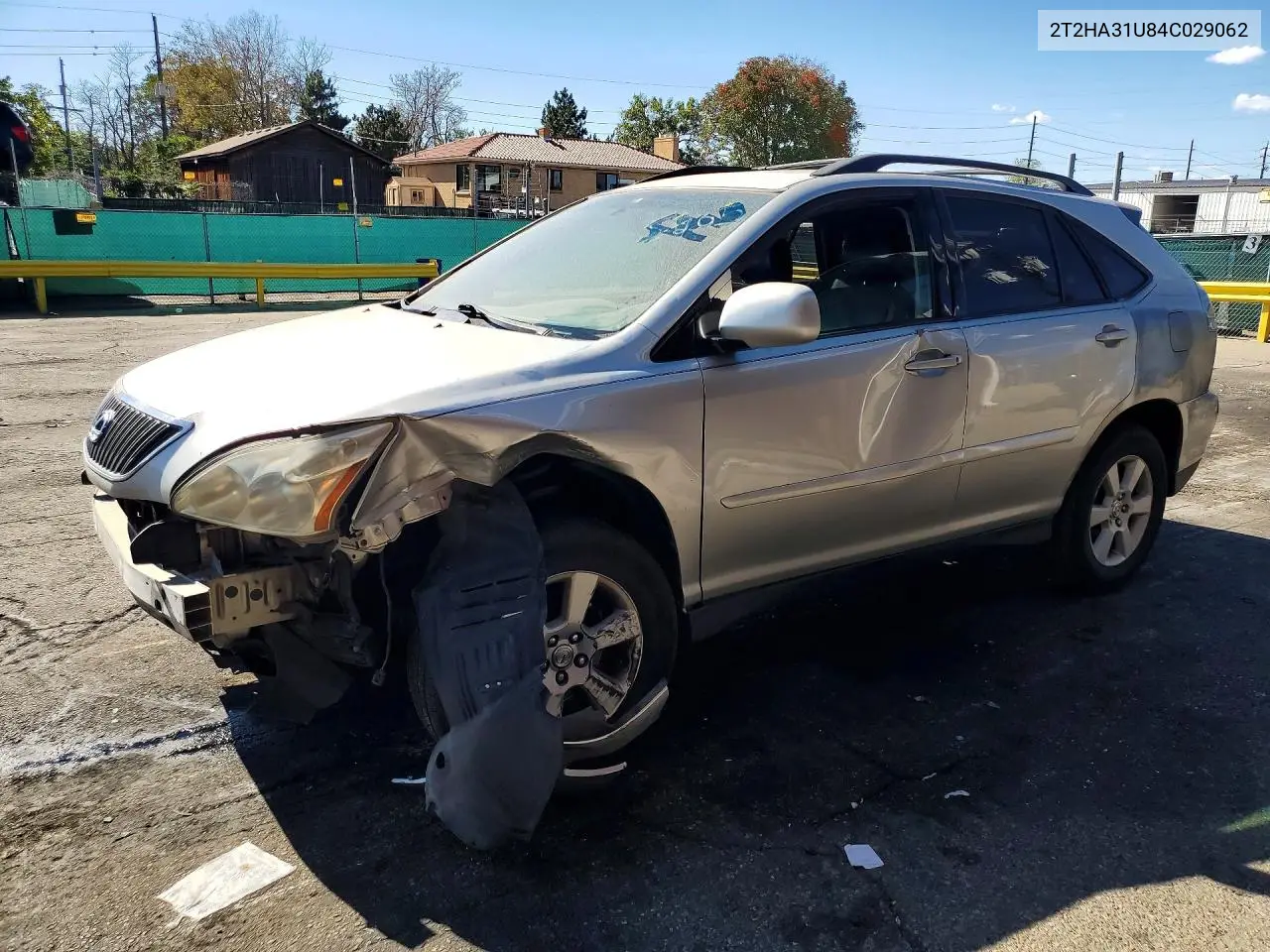 2004 Lexus Rx 330 VIN 2T2HA31U84C029062 фото 1