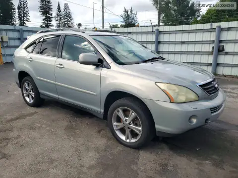 2006 Lexus Rx 400 VIN JTJGW31U660004348 фото 4