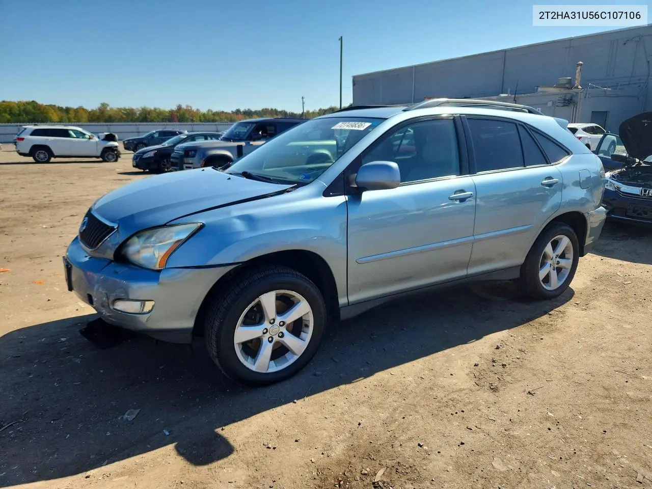 2T2HA31U56C107106 Lexus RX 2006 — повреждение Передняя часть, фото до ремонта