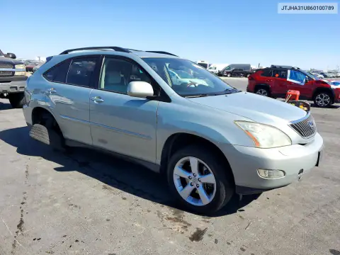 JTJHA31U860100789 — 2006 Lexus RX, фото 4 с аукциона Copart, Задняя часть