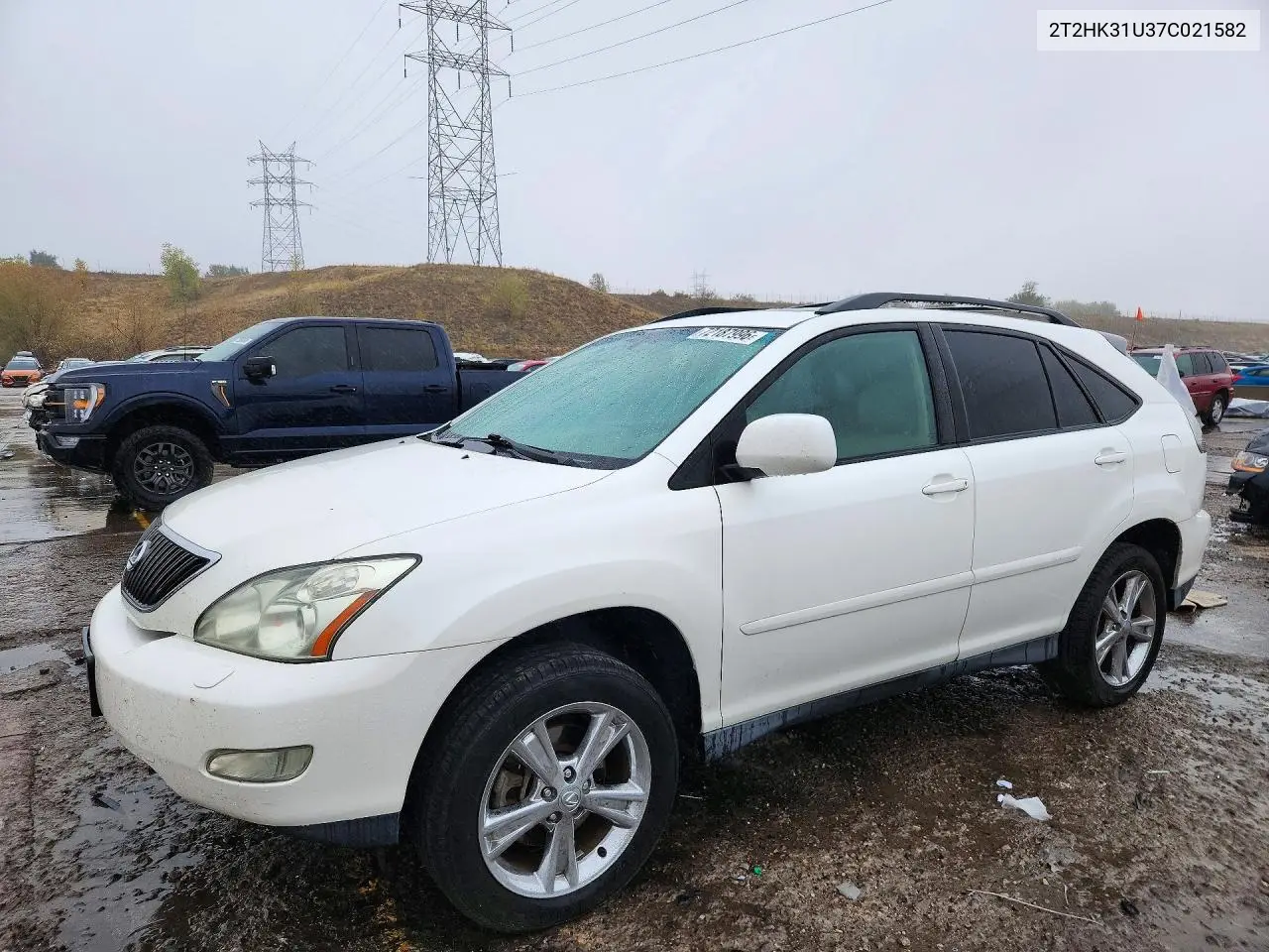 2T2HK31U37C021582 Lexus RX 2007 — повреждение Передняя часть, фото до ремонта