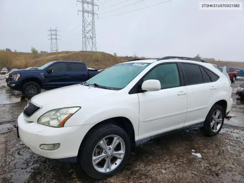 2T2HK31U37C021582 Lexus RX 2007 — повреждение Передняя часть, фото до ремонта