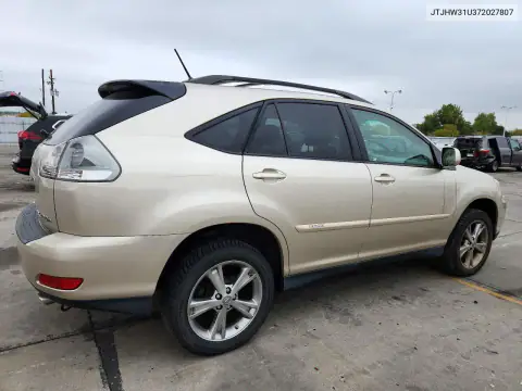 JTJHW31U372027807 — 2007 Lexus RX, фото 3 с аукциона Copart, Град