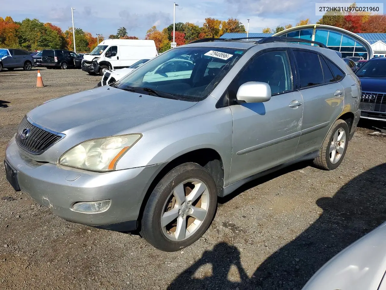 2T2HK31U97C021960 Lexus RX 2007 — повреждение Мелкие вмятины и царапины, фото до ремонта