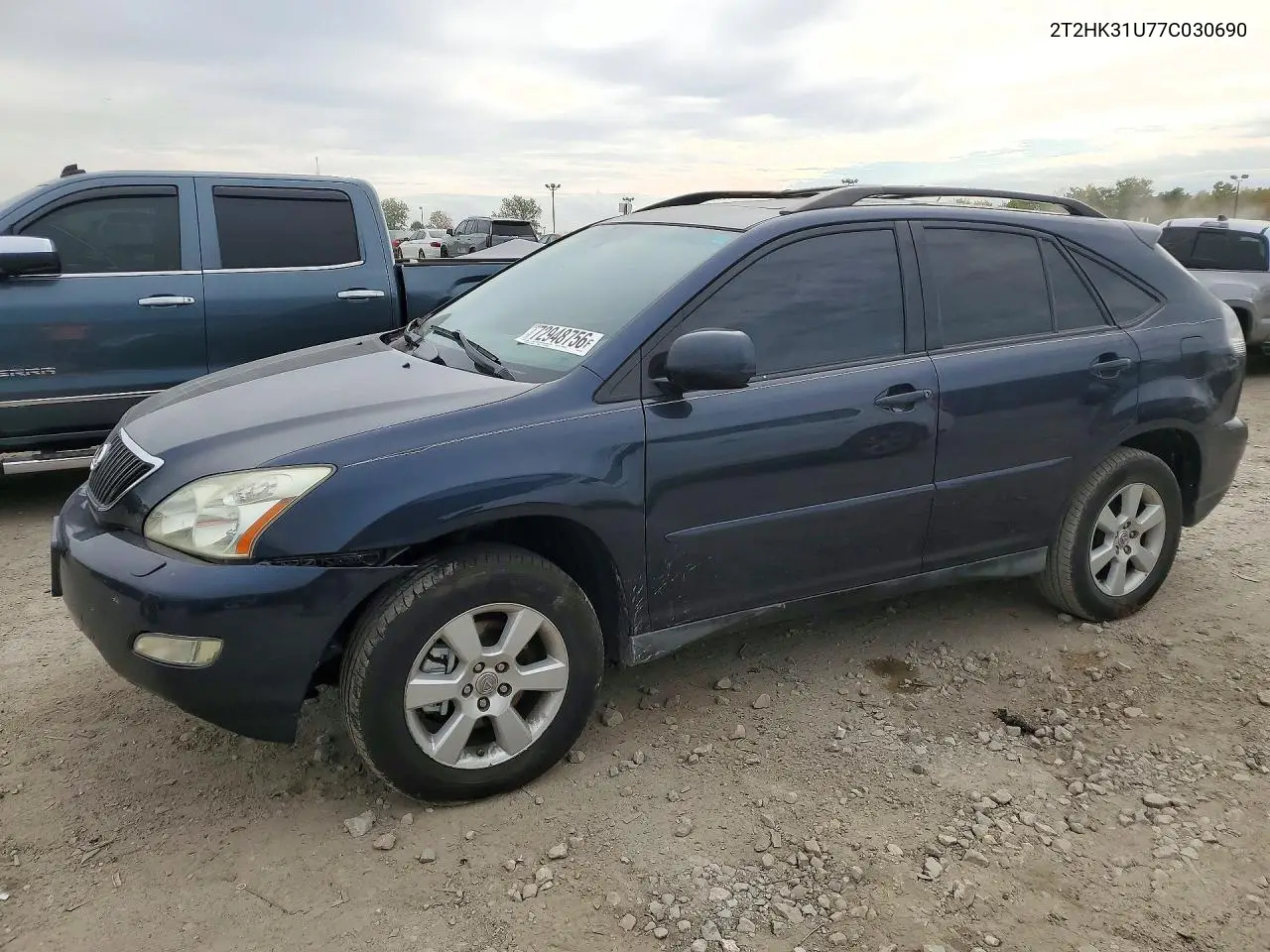 2T2HK31U77C030690 Lexus RX 2007 — повреждение Передняя часть, фото до ремонта