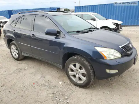 2T2HK31U77C030690 — 2007 Lexus RX, фото 4 с аукциона Copart, Передняя часть