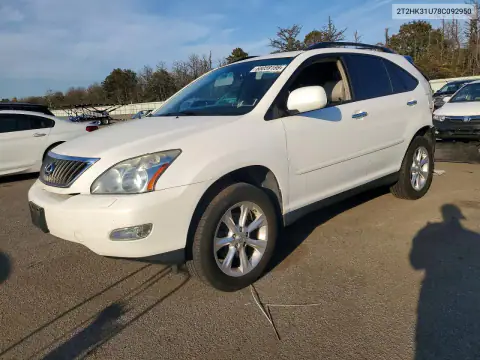 2T2HK31U78C092950 — 2008 Lexus RX, Задняя часть, фото до ремонта