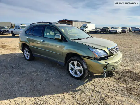 2008 Lexus Rx 400H VIN JTJHW31U882044989 фото 4