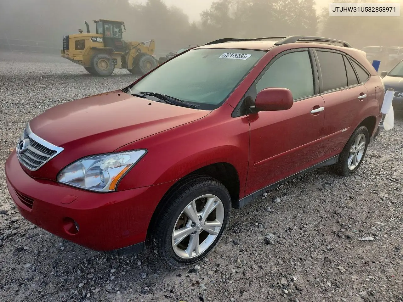 2008 Lexus Rx 400H VIN JTJHW31U582858971 фото 1