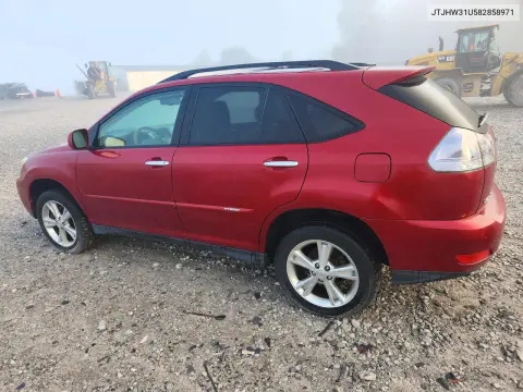 2008 Lexus Rx 400H VIN JTJHW31U582858971 фото 2