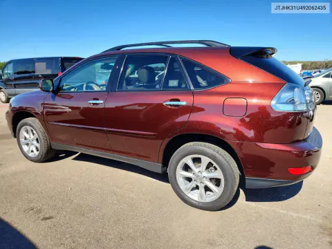 2009 Lexus Rx 350 VIN JTJHK31U492062435 фото 2
