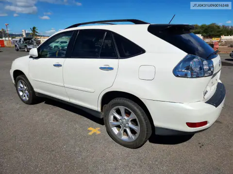 JTJGK31U090016348 — 2009 Lexus RX, фото 2 с аукциона Copart, Задняя часть