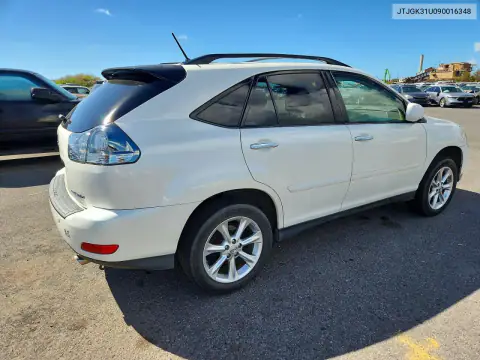 JTJGK31U090016348 — 2009 Lexus RX, фото 3 с аукциона Copart, Задняя часть