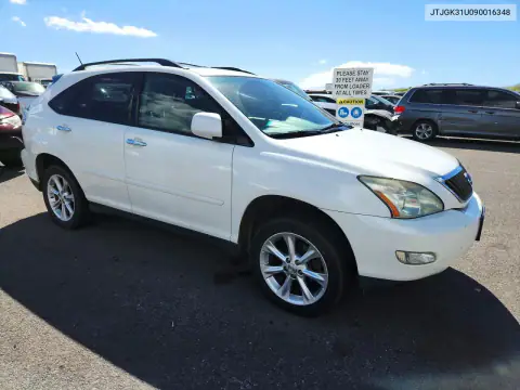 JTJGK31U090016348 — 2009 Lexus RX, фото 4 с аукциона Copart, Задняя часть