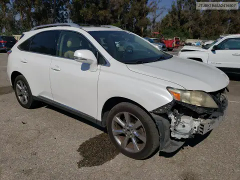 JTJBK1BA6A2416507 — 2010 Lexus RX, фото 4 с аукциона Copart 20.10.2026, Передняя часть