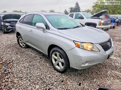 2010 Lexus Rx 350 VIN 2T2BK1BA5AC014719 фото 4