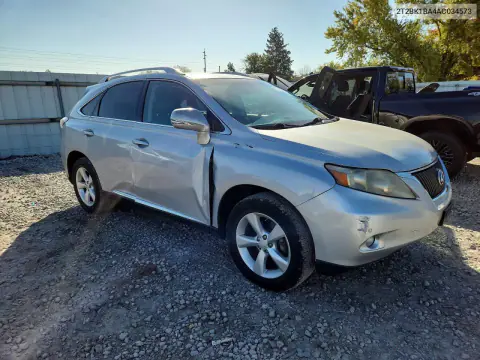 2010 Lexus Rx 350 VIN 2T2BK1BA4AC034573 фото 4