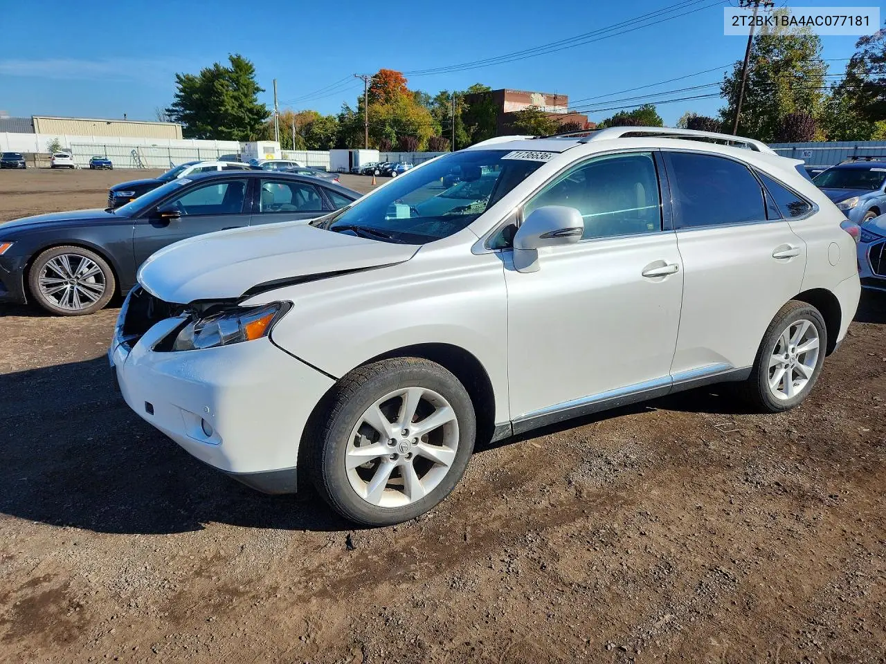 2T2BK1BA4AC077181 Lexus RX 2010 — повреждение Передняя часть, фото до ремонта