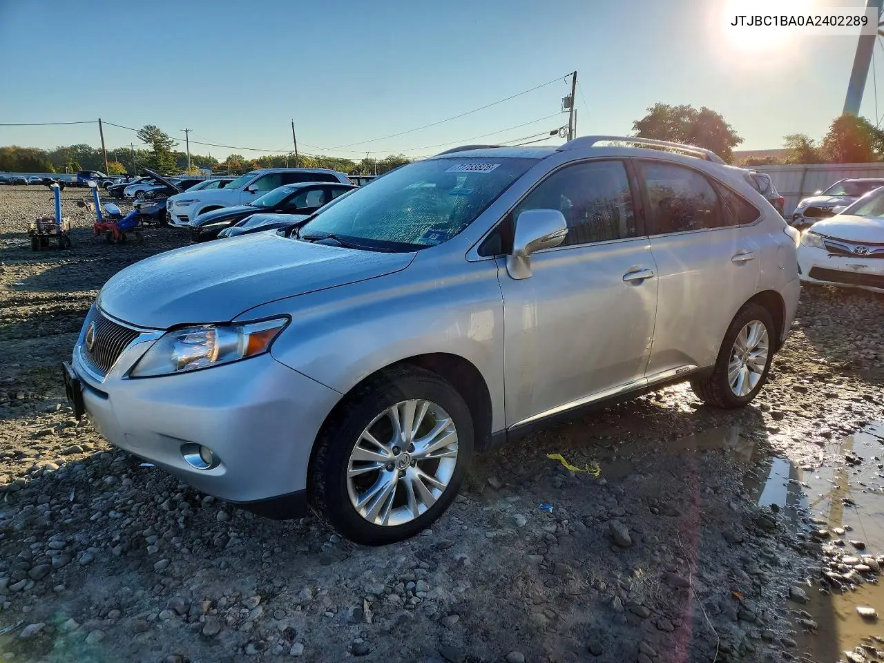 2010 Lexus Rx 450H VIN JTJBC1BA0A2402289 фото 1