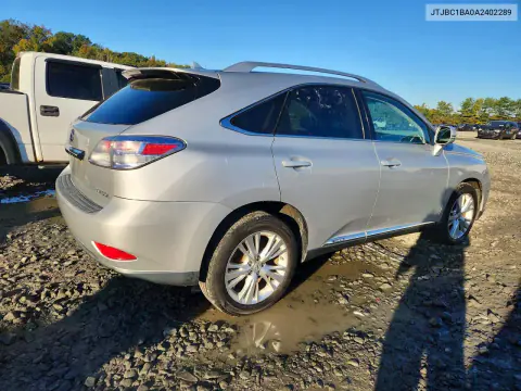 2010 Lexus Rx 450H VIN JTJBC1BA0A2402289 фото 3