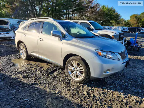 2010 Lexus Rx 450H VIN JTJBC1BA0A2402289 фото 4