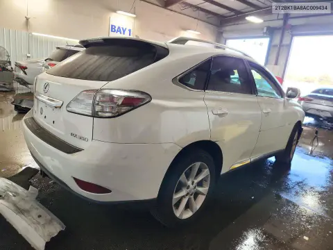 2010 Lexus Rx 350 VIN 2T2BK1BA8AC009434 фото 3