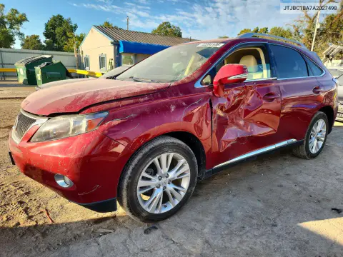 JTJBC1BA7A2027498 — 2010 Lexus RX, Сторона, фото до ремонта